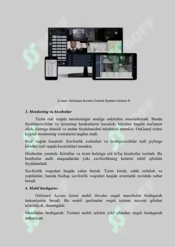 "OnGuard Access" integratsion xavfsizlik tizimi 3