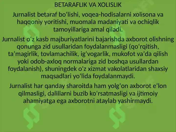 Teleboshlovchi va radioboshlovchilarning notiqlik mahorati 4