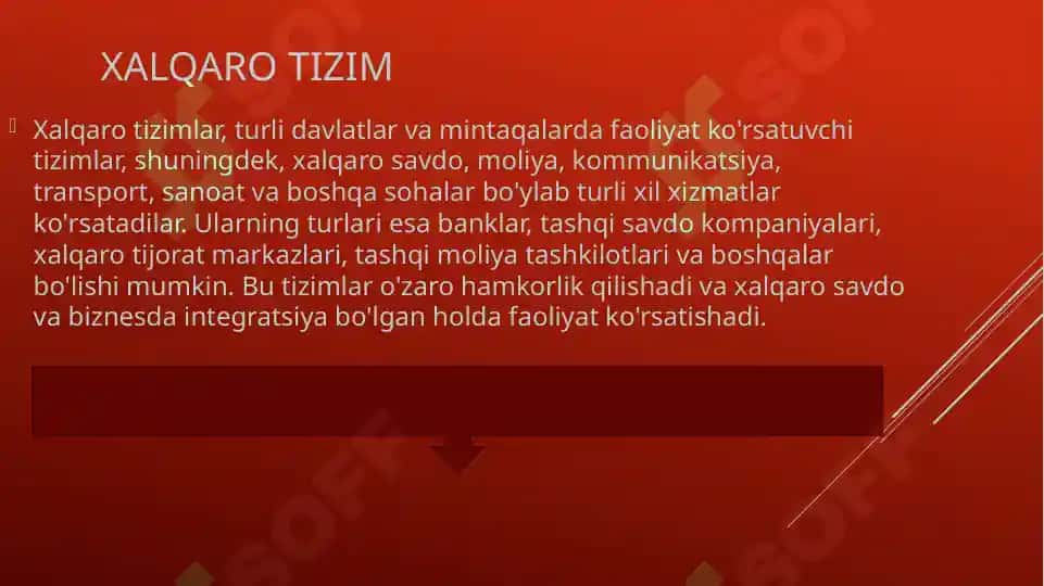 Xalqaro tizimning turlari va tuzilmalari 2