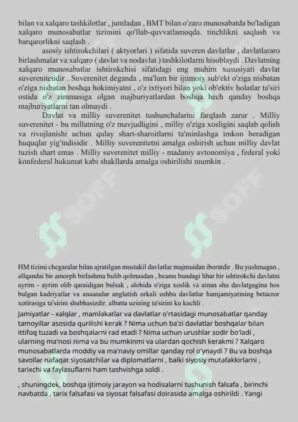 Xalqaro munosabatlar tushunchasi , mezonlari , obyekti va predmeti 4