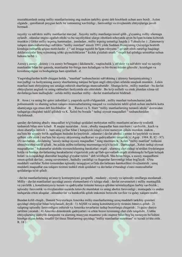 Milliy Manfaatlar: Tushunchasi, Tuzilishi, Uslubiy va Siyosiy Roli 4