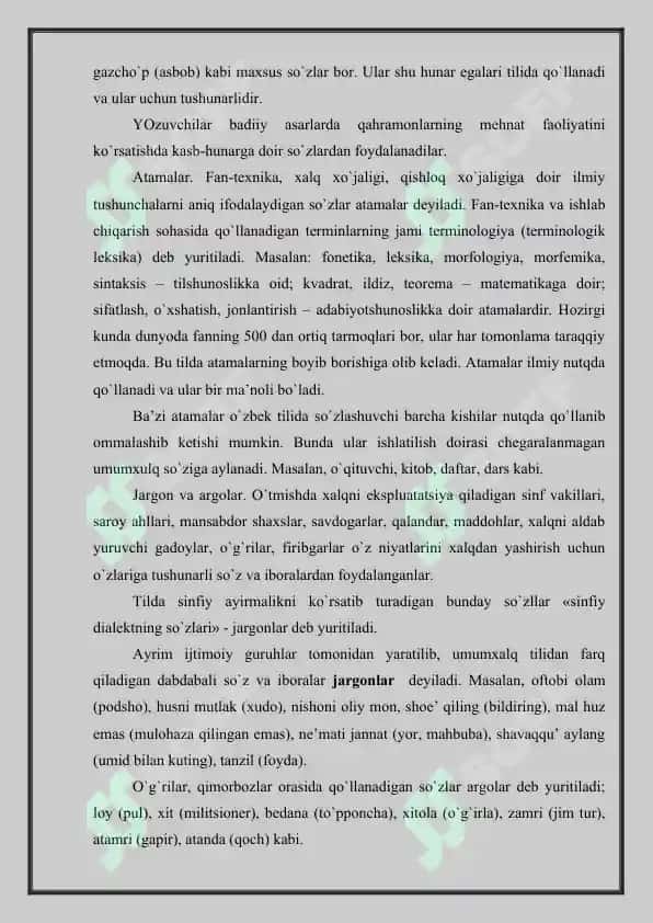 Turkiy tillar leksikasi 4