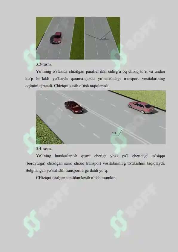 Signal va yo'l belgilari 6
