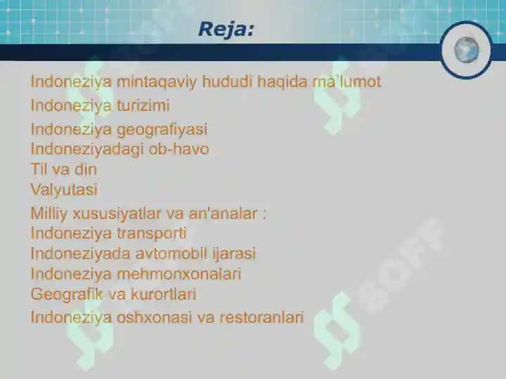 Indoneziya mintaqaviy hududi haqida ma’lumot 2