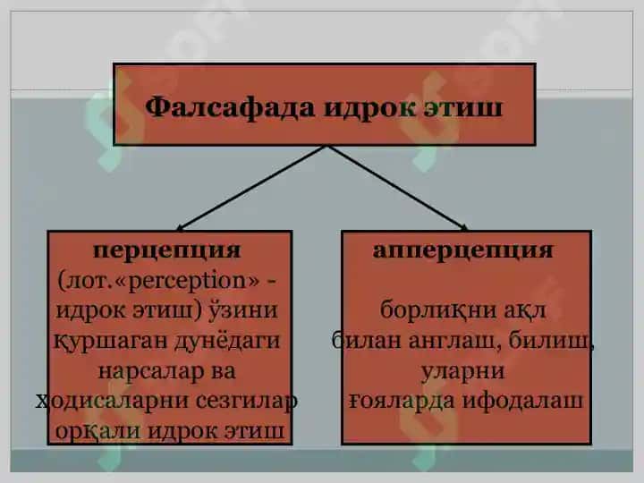 Билиш назарияси асосий муаммолари ва йўналишлари. 6