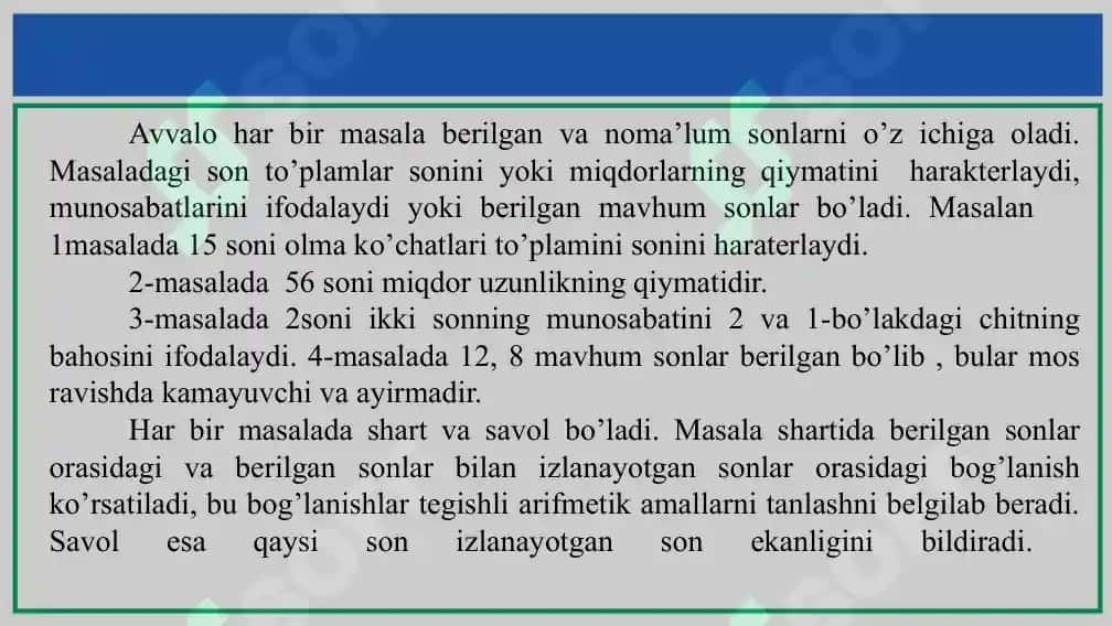 Arifmetik Masalalar-yechishga O'rgatish Metodikasi 5
