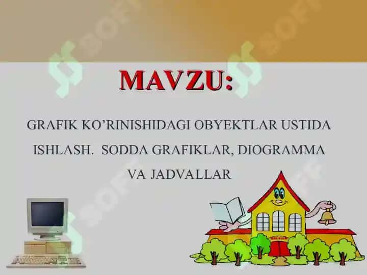 grafik ko'rinishidagi obyektlar ustida ishlash 2