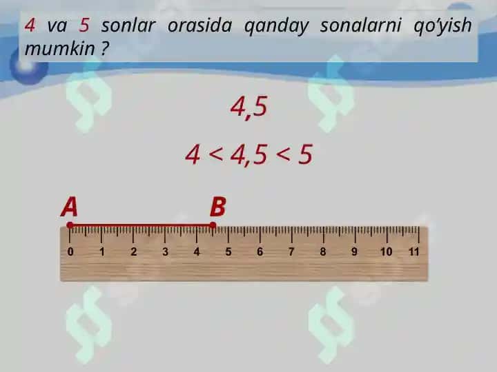O’nli kasrlar ustida arifmetik amallar 3