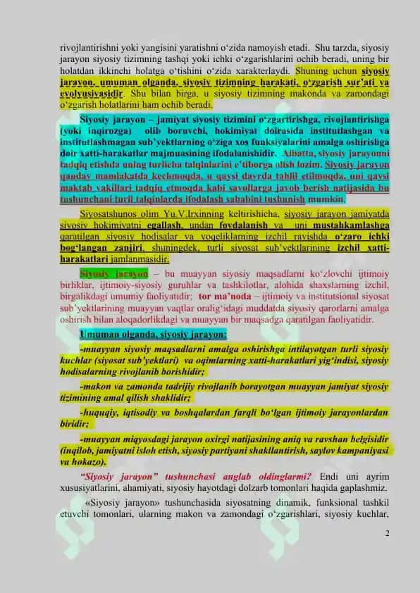 Zamonaviy siyosiy fanlarda “model” va “modellashtirish” tushunchalari, metodologiyasi va xususiyatlari 2