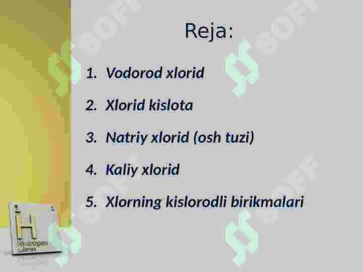 Vodorod xlorid 2