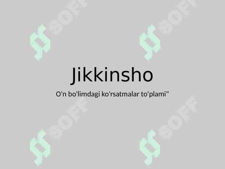 Yapon adabiyoti " Jikkinsho"