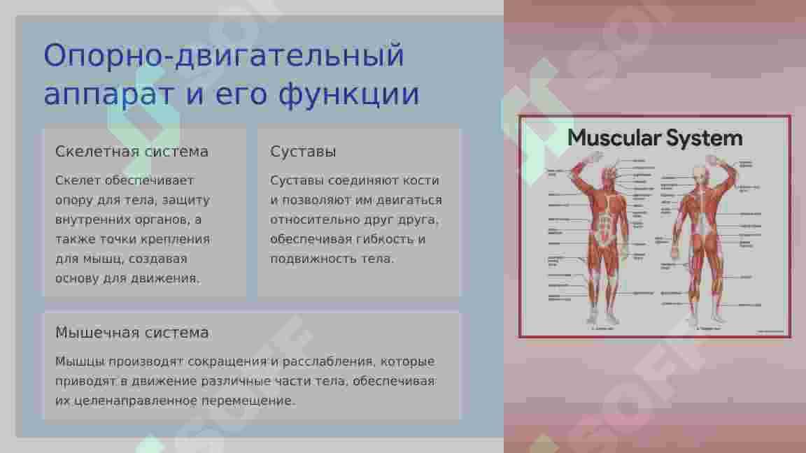 ФУНКЦИИ ОПОРНО – ДВИГАТЕЛЬНОЙ СИСТЕМЫ. 4
