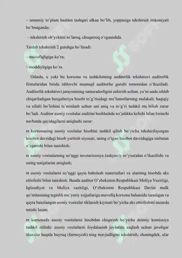 Audit tekshiruvining tashkiliy asoslari 3