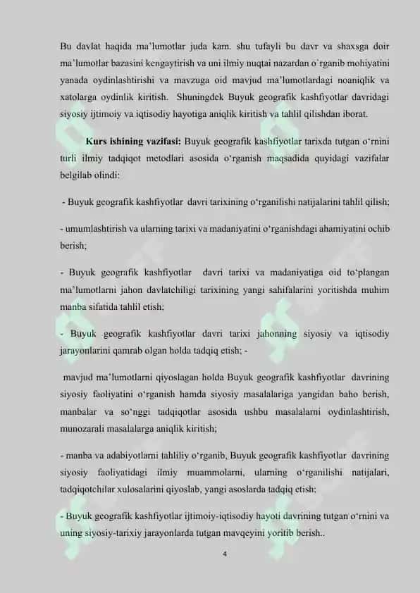 BUYUK GEOGRAFIK KASHFIYOTLAR VA UNING JAHON TARIXIDA TUTGAN O’RNI 4