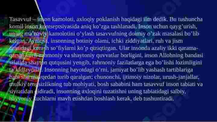 Ijtimoiy muhit,diniy an’analar va komil insonning shakllanishi 4