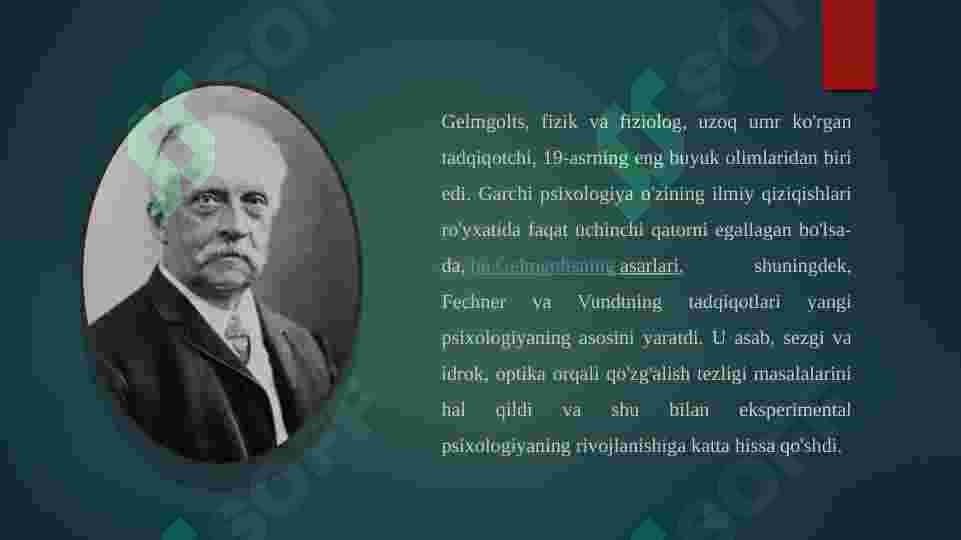 Fiziologik psixologiyaning paydo bo'lish shart- sharoitlari 5