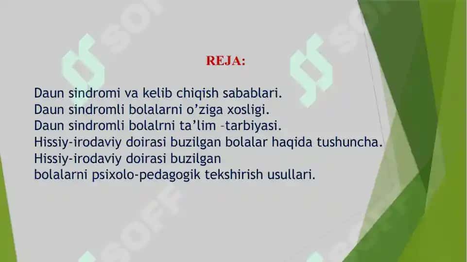 Turli darajadagi intelektual yetishmovchiligi bo’lgan bolalar, autistik spektr buzilishlariga ega bolalar uchun inklyuziv ta’lim strategiyalari va ularni amalga oshirish shart sharoitlari. 2