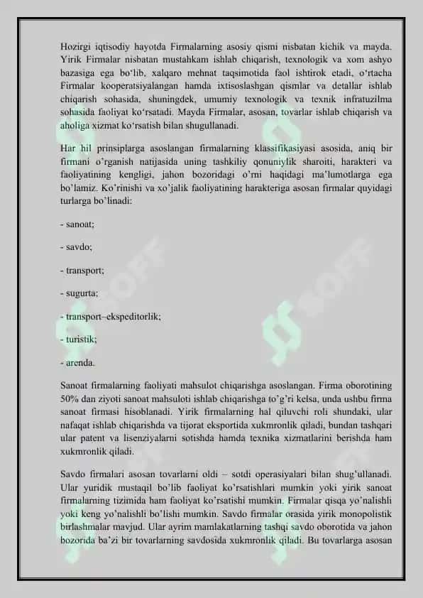 Turistik firmalarda foydani shakllantirish va undan samarali foydalanish yo’llari 7