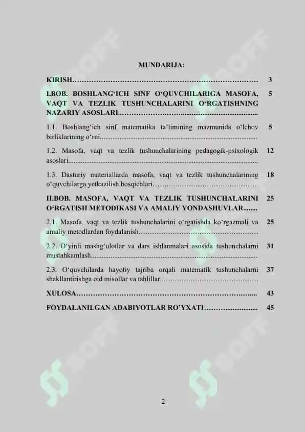 Harakatga doir masalalar. Vaqt, masofa, tezlik, o‘rtacha (Turg‘un suvdagi tezlik) tezlikni topishga doir masalalalar yechishga o’rgatish 2
