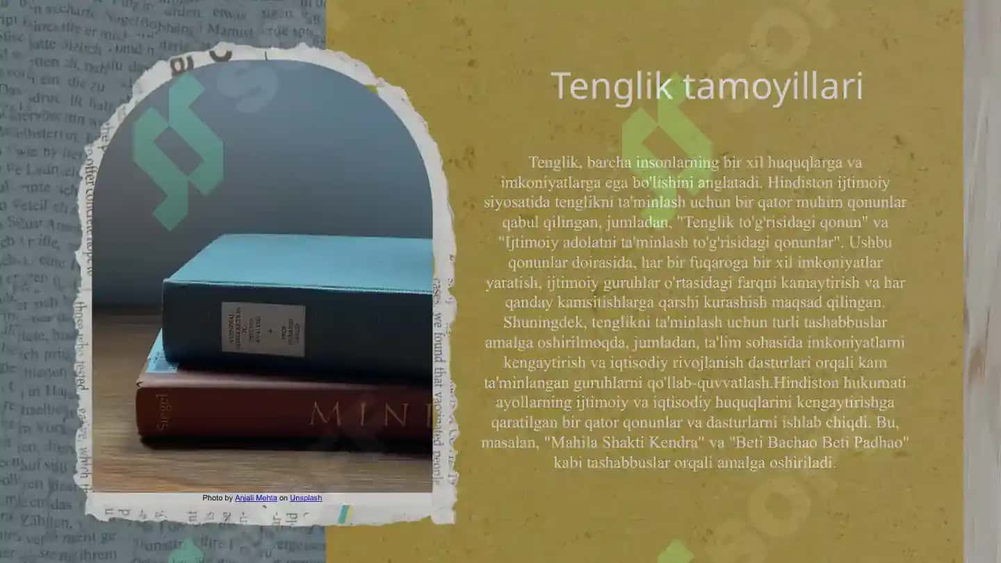 Hindiston davlatining ijtimoiy siyosati haqida 7