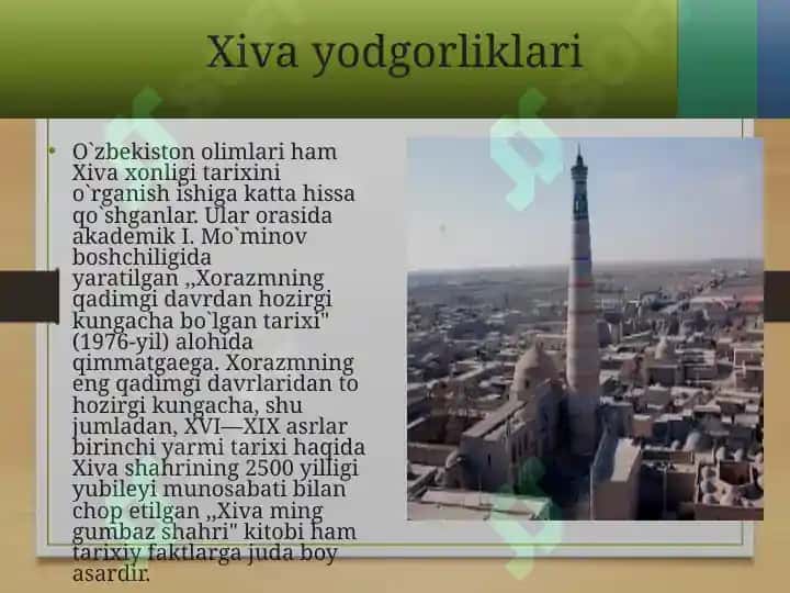 O'zbekistonning tarixiy-me'moriy yodgorliklari 6