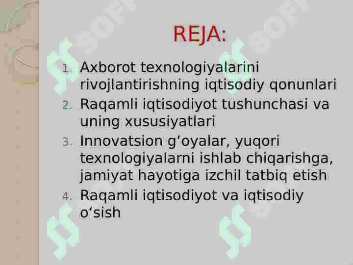 Raqamli iqtisodiyot elektron biznesni boshqarish asoslari 2