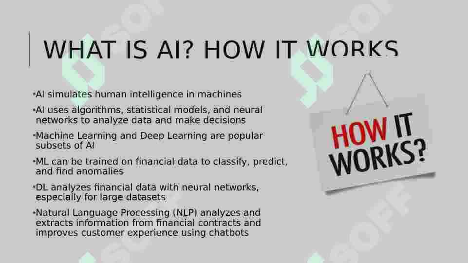 THE USE OF ARTIFICIAL INTELLIGENCE(AI) IN FINANCE (PROS AND CONS) 3
