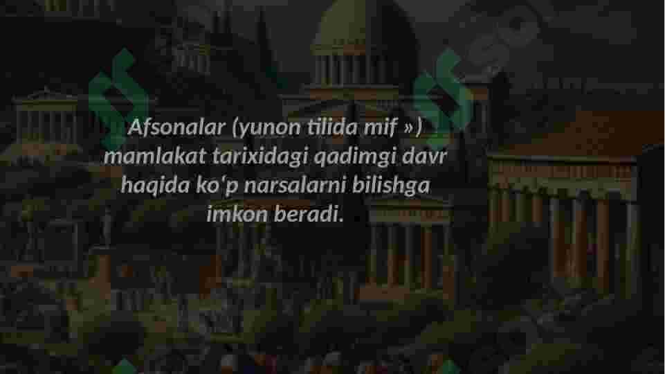 Qadimiy Yunoniston afsonalari 3