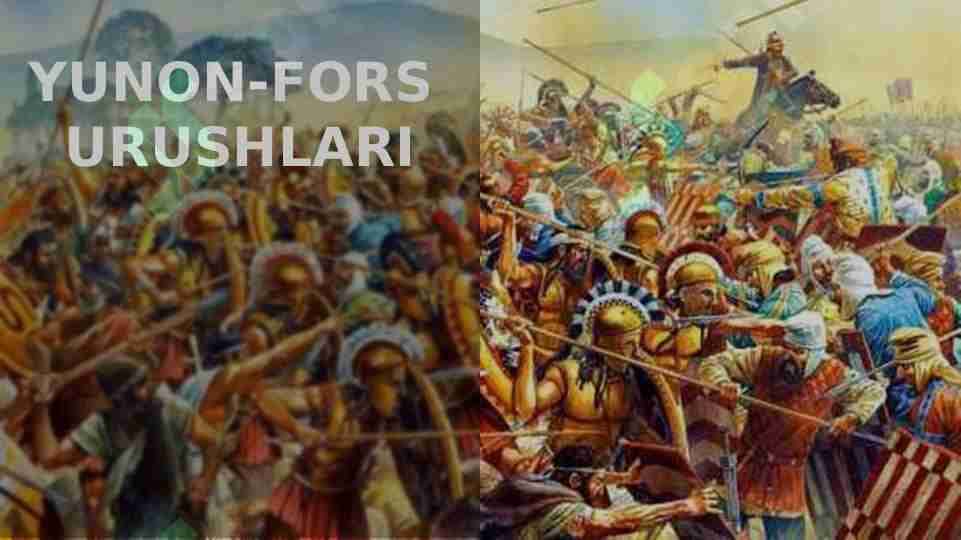 YUNON-FORS  URUSHLARI slayd
