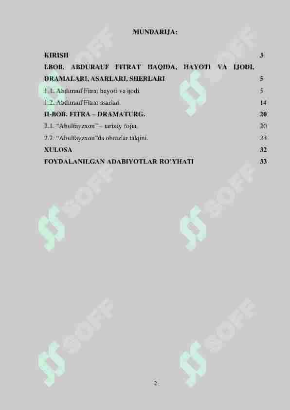ABDURAUF FITRATNING «ABDULFAYZXON» ASARI- BIRINCHI O`ZBEK TRAGEDIYASI. 2