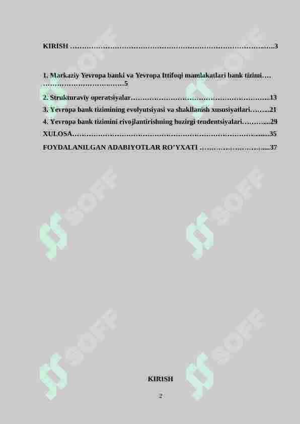 yevropa investitsiya banki va uning operatsiyalari 2