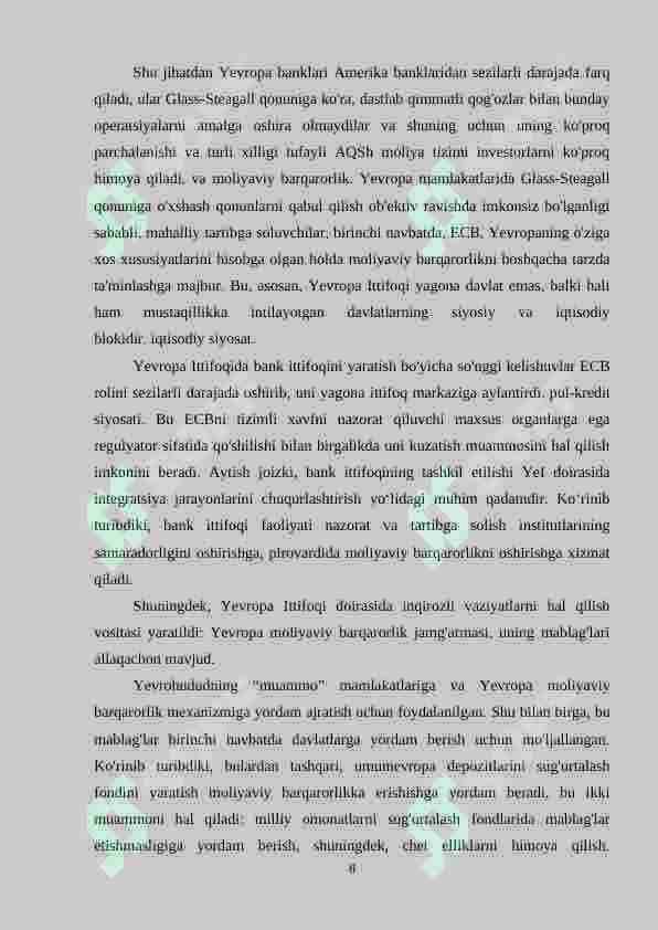yevropa investitsiya banki va uning operatsiyalari 8