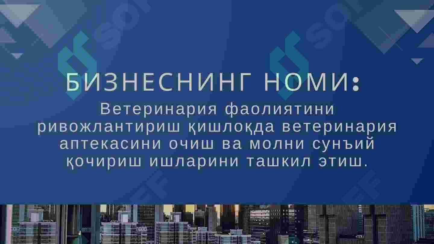 ВЕТЕРИНАРИЯ ФАОЛИЯТИ 3