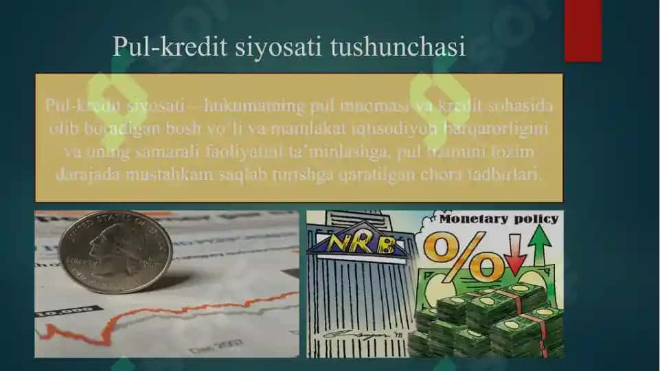 Pul kredit siyosati 3