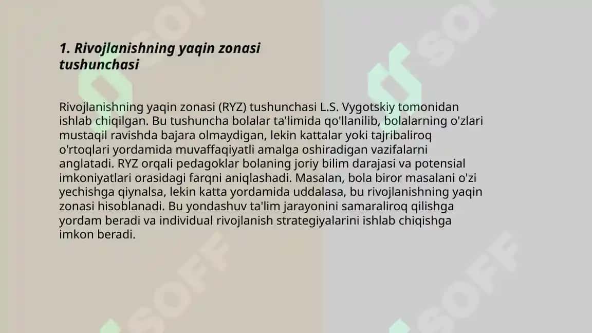 Rivojlanishning yaqin zonasi va uning ahamiyati 3
