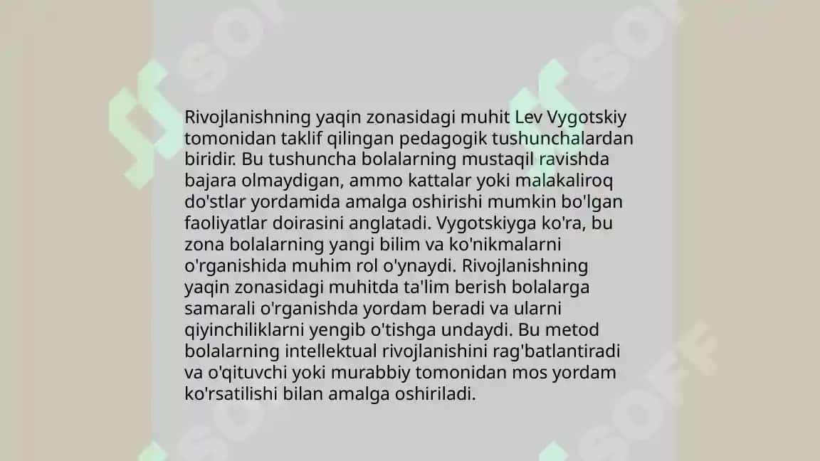 Rivojlanishning yaqin zonasi va uning ahamiyati 4
