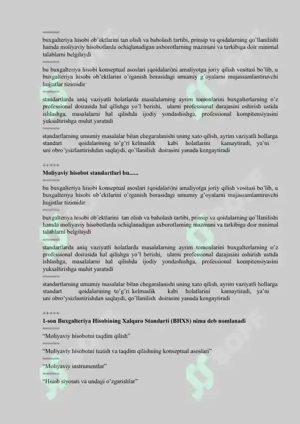 Moliyaviy hisobot 1 3