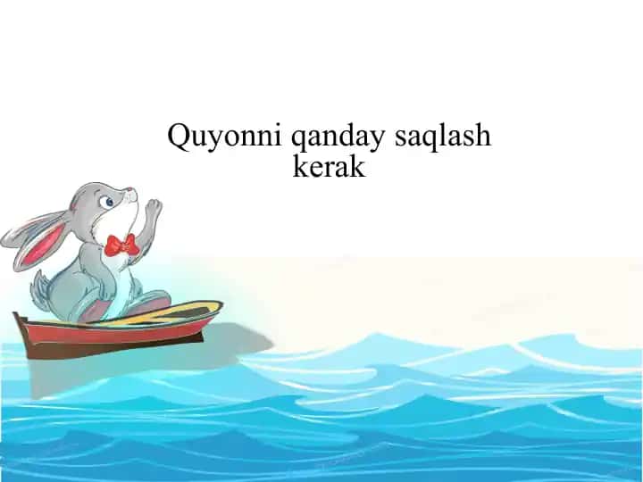 Quyonchani qutqaramiz (maktabgacha yoshdagi bolalar uchun psixologik metod)