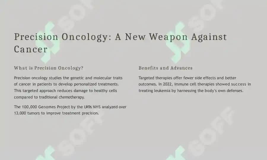 Precision Oncology: A New Weapon Against Cancer 2