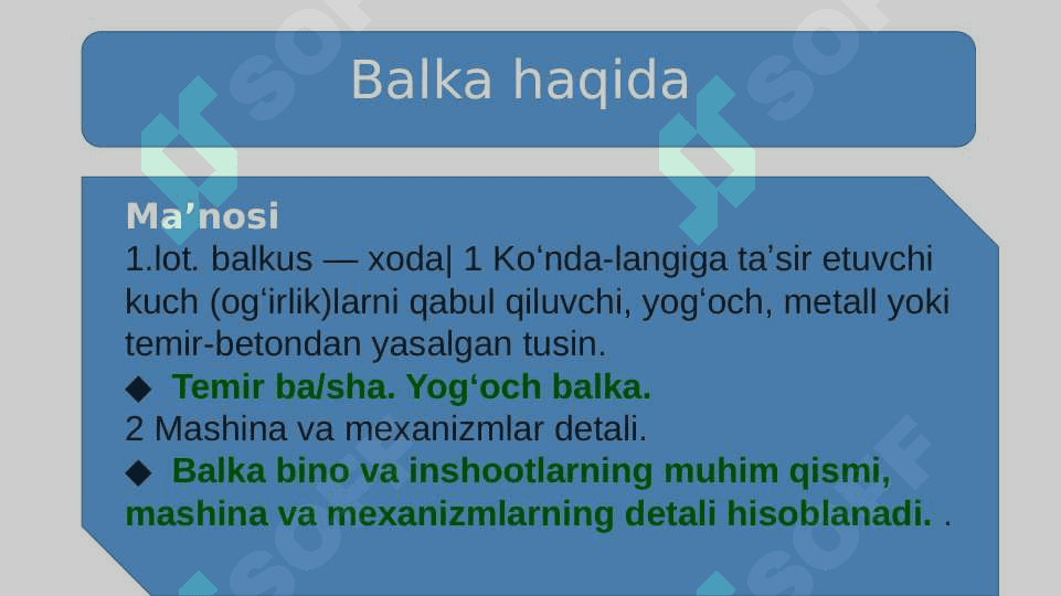 Balkaning normal kuchlanishi 3