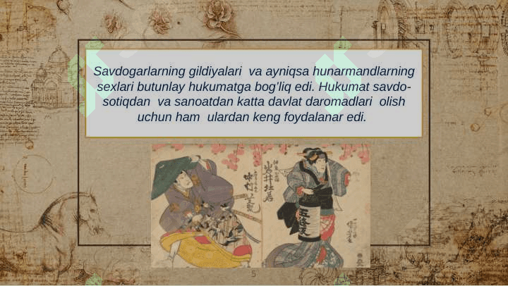 XVII-XIX asrlarda Yaponiya 5
