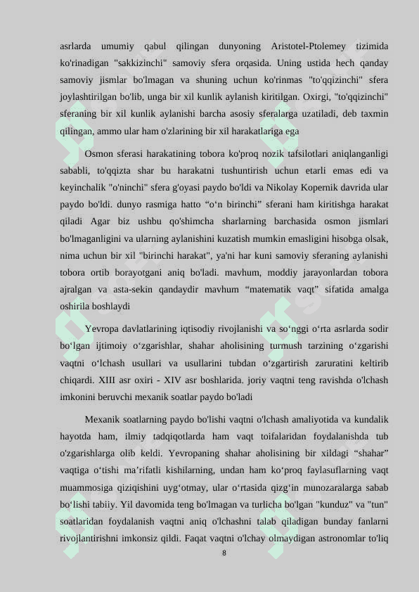 3 sinf o’quvchilariga vaqt tushunchasini o’rgatish metodikasi 8