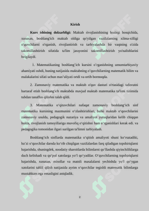 3- sinfda matematikadan amaliy ishlar va ularni tashkil qilish metodikasi 2