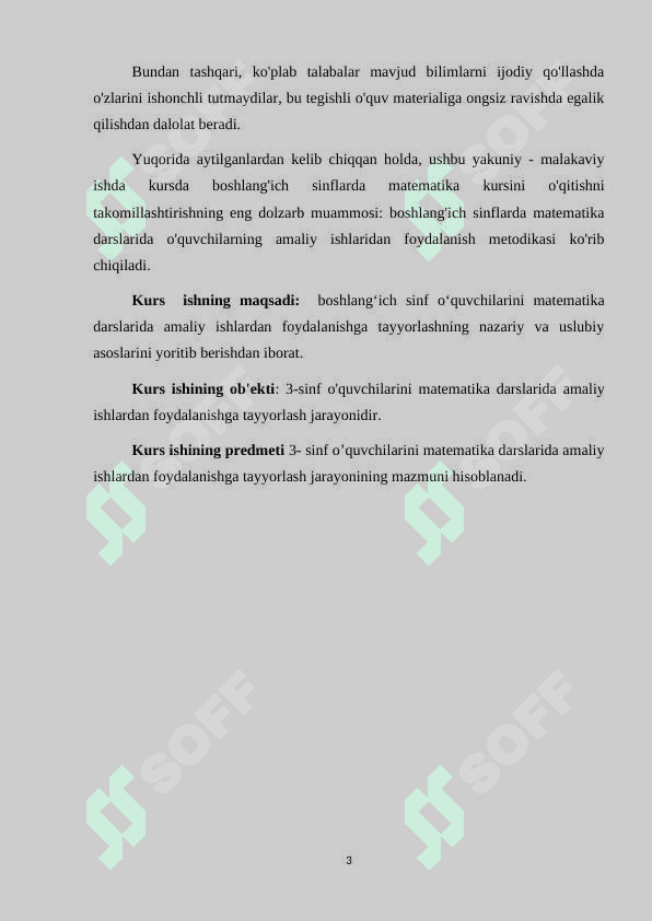 3- sinfda matematikadan amaliy ishlar va ularni tashkil qilish metodikasi 3