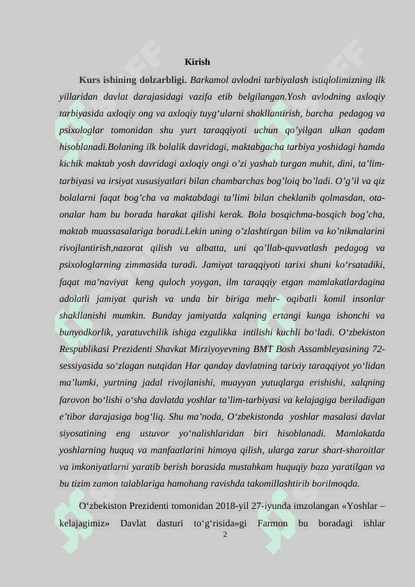 Boshlang`ich sinflarda o`quvchilarning matematikadan mustaqil ishlarini tashkil qilish metodikasi (3-4-sinflarda) 2