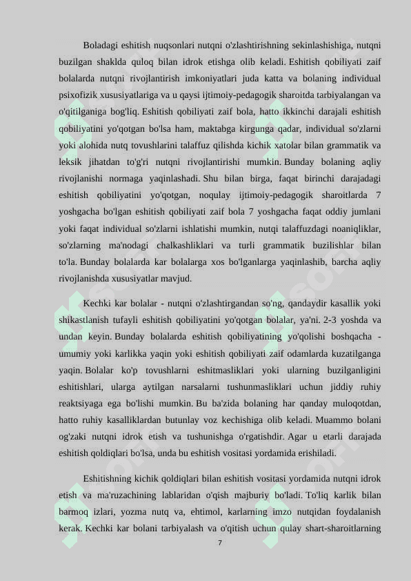 Eshitishda nuqsoni bo'lgan bolalar oilasining ijtimoiy psixologik xususiyatlari 7