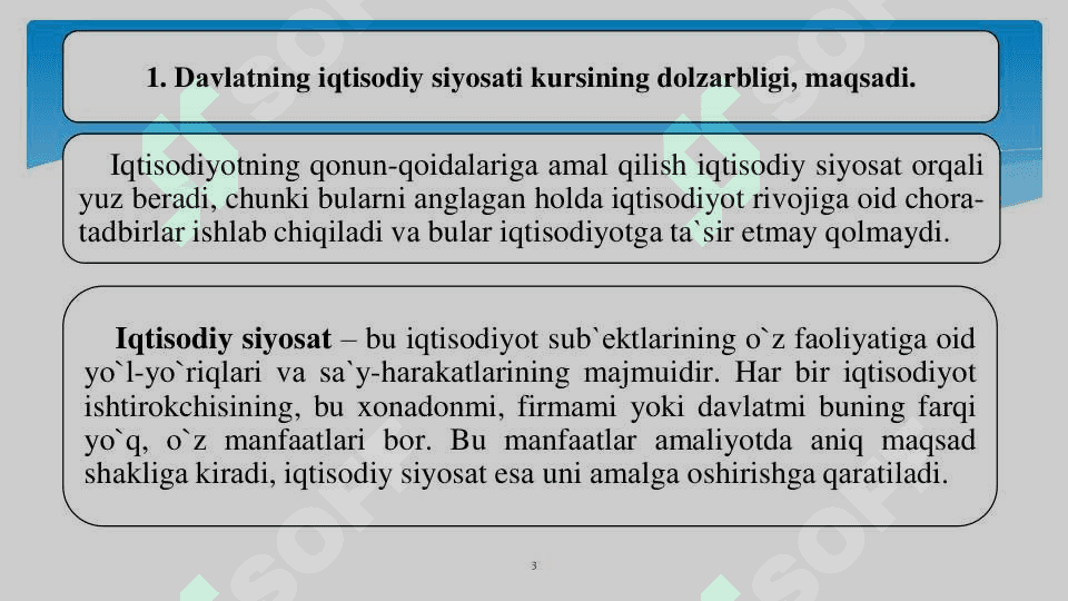 Iqtisodiyot, bozor vа iqtisodiy siyosаt 3
