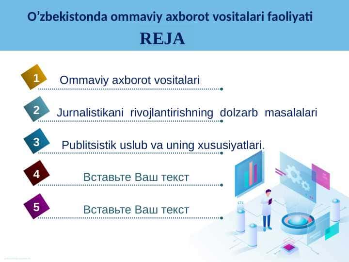 O’zbekistonda ommaviy axborot vositalari faoliyati