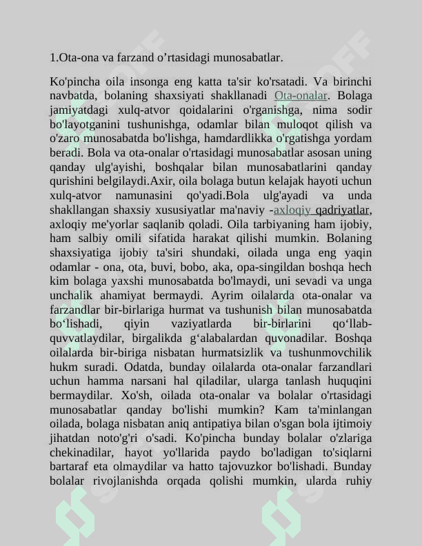 Oilada psixologik yordam koʻrsatish muhim jihatlari 2