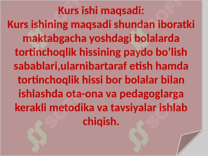 Tortonchoqlik psixokorreksiyasi. 4